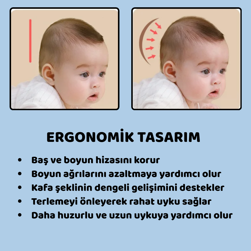PufiBaby™ Ayarlanabilir Bebek Yastığı